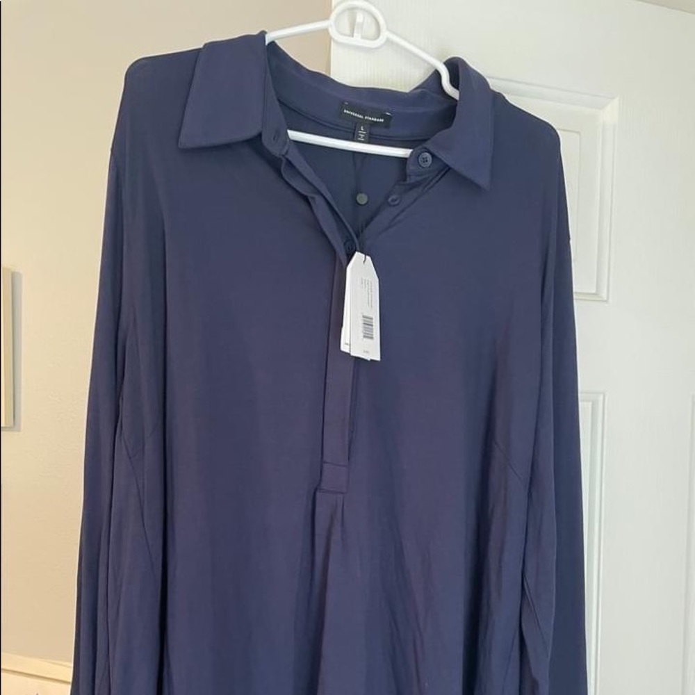 Universal Standard XS NWT Navy Polo Tunic